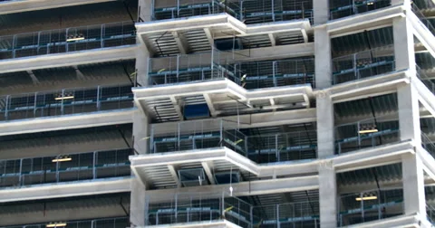  Construction Site High-Rise Building Real Estate Stock Footage 51058761