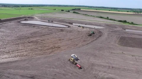 Construction Site High Rotate Stock Footage 66573059