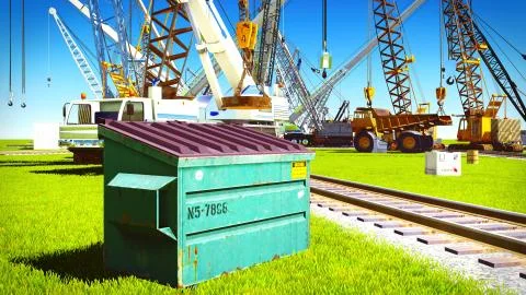 Construction site イラスト素材