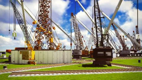 Construction site Illustrazione stock