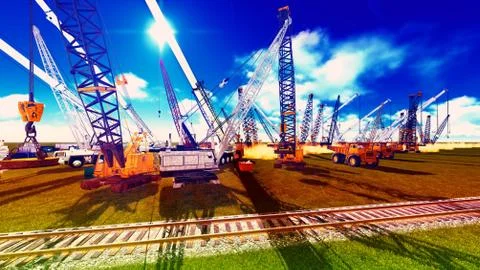 Construction site Stock-Illustration