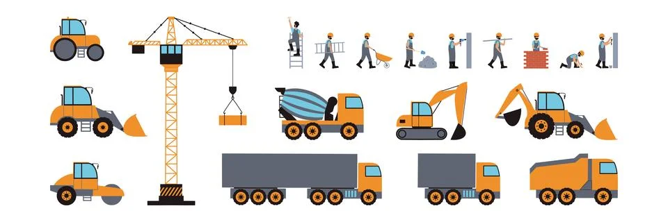 Construction site Stock Illustration