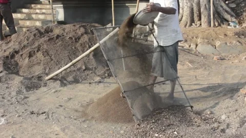 Construction site in India Stock Footage 208564034