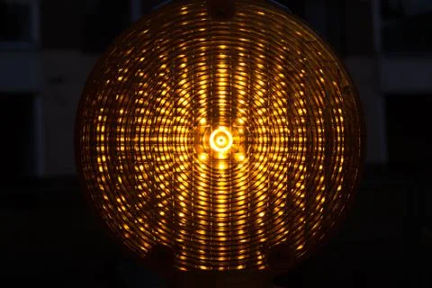 Construction site light closeup Stock Photos