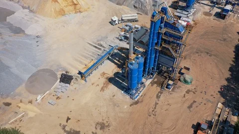 Construction site with machinery Stock Footage 121504730