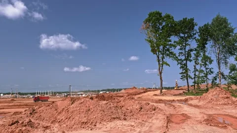 Construction site of meat processing plant 스톡 동영상 157449035