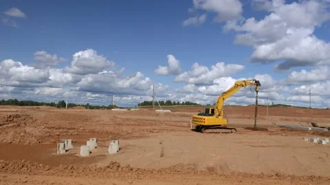Construction site of meat processing plant 스톡 동영상 159365325