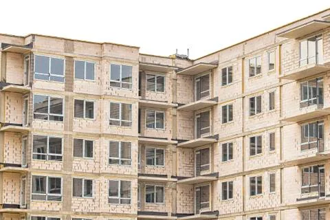 Construction site, new building Stock Photos