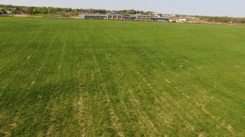 Construction Site at New School Stock Footage 91826319