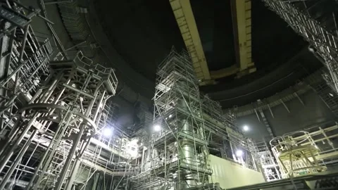 Construction site at night Stock Footage 234495557