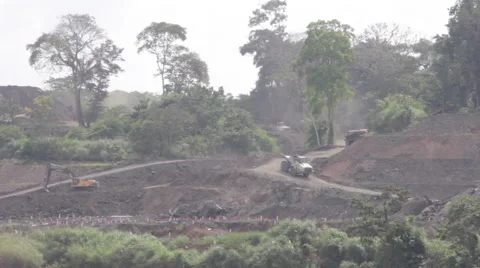 Construction site in Panama 3 Stock Footage 58631863