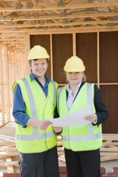 At the construction site Fotos Stock