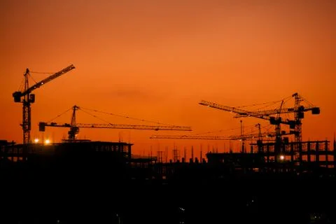 Construction site Foto stock