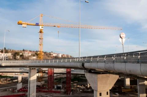 Construction site Foto stock