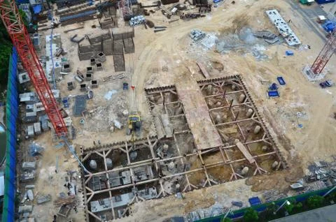 Construction site Foto stock