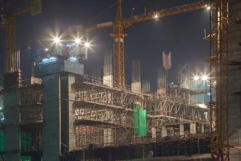 Construction site Stock Photos