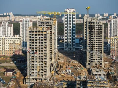 The construction site Stock-Fotos