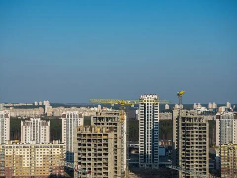 The construction site Foto stock