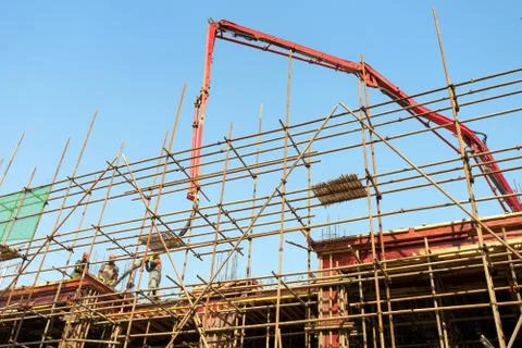 Construction site Foto stock