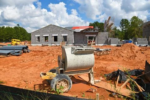 Construction Site Foto stock