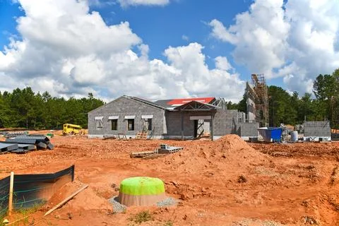 Construction Site Foto stock