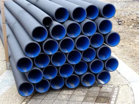 Construction Site Piping Stock Photos