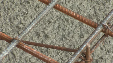 Construction site, pouring the concrete Stock Footage 5164985