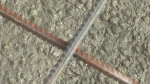 Construction site, pouring the concrete Stock Footage 5164987