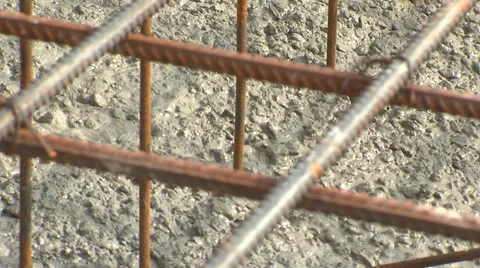 Construction site, pouring the concrete Stock Footage 5164991