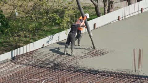 Construction site, the process of building a sport center, building is made of Vídeo Stock 130807450