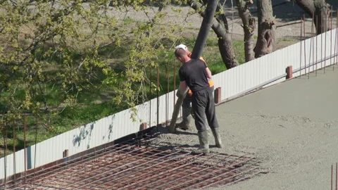 Construction site, the process of building a sport center, building is made of Video stock 130809206