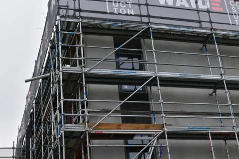 Construction site at Pt Chevalier Stock Photos