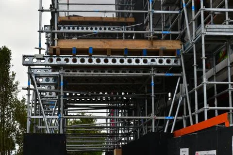 Construction site at Pt Chevalier Stock Photos