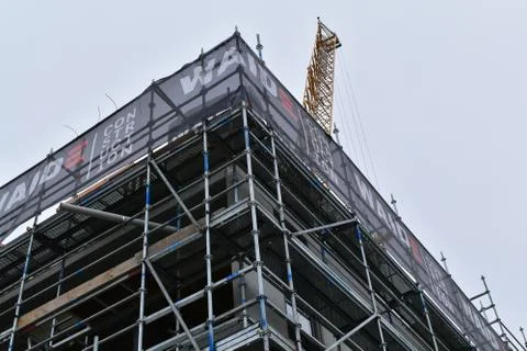 Construction site at Pt Chevalier Stock Photos