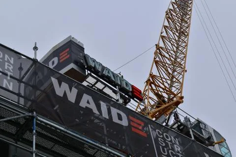 Construction site at Pt Chevalier Stock Photos