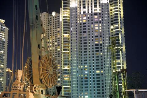 Construction site in Shanghai Stock Photos