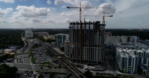 Construction site in South Miami Stock Footage 147337111