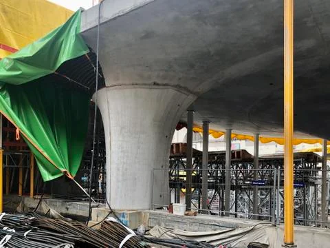 Construction site at Stuttgart main station for the Stuttgart21 railway project Stock Photos