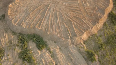 Construction site on a summer evening at sunset Stock Footage 111071640