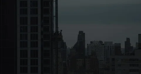 Construction Site Sunrise Timelapse - Elevator Stock Footage 118007421