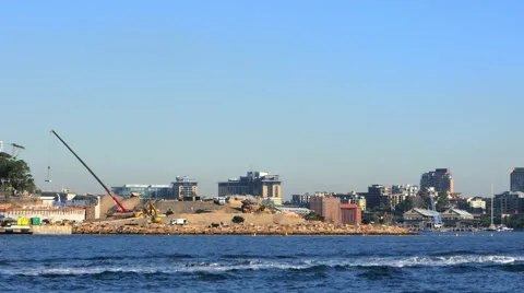 Construction site, Sydney 4k Stock Footage 43579145