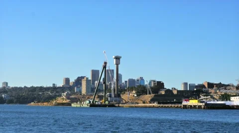 Construction site, Sydney 4k Stock Footage 58599377
