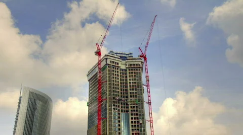Construction site - Time lapse Video stock 875075