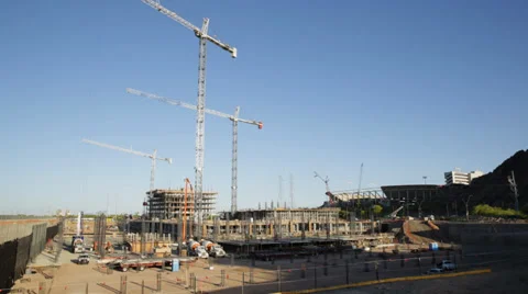 Construction Site Time Lapse Stock-Footage 39720584