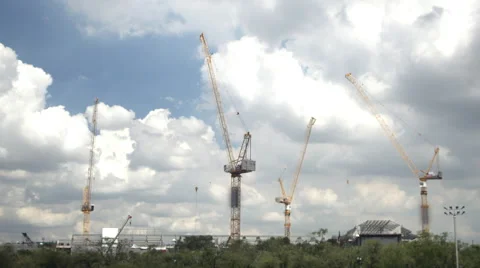 Construction site , time lapse Video stock 60243275