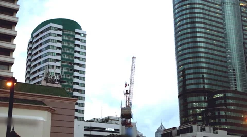 Construction Site - Time Lapse Stock Footage 60256500