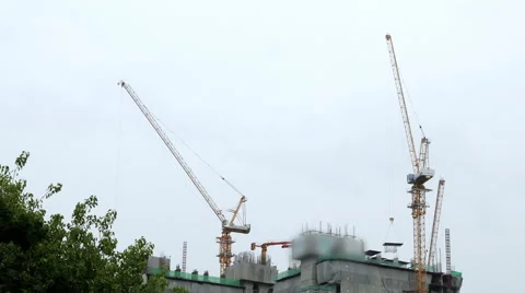 Construction Site , Time lapse Video stock 60257937