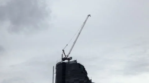 Construction Site - Time Lapse Video stock 60261316