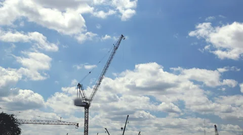 Construction Site - Time Lapse Stock Footage 60289755