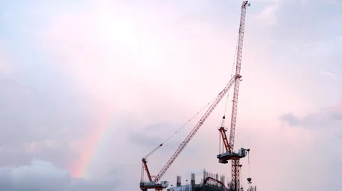 Construction Site - Time Lapse Video stock 60625404